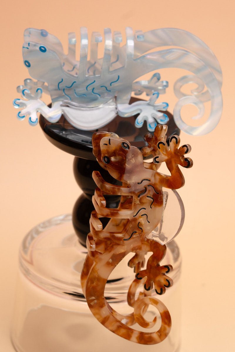 Translucent Gecko Hair Clip